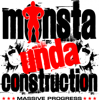 Наклейка на стену Monsta udna construction